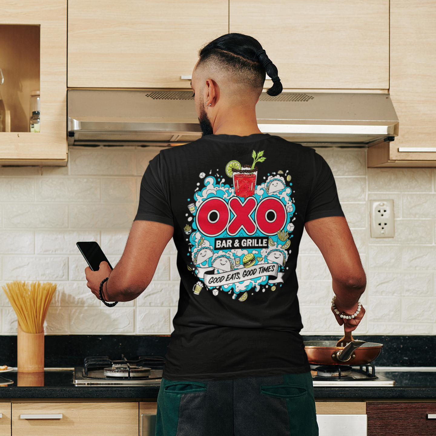 OXO Bar & Grill Back Graphic