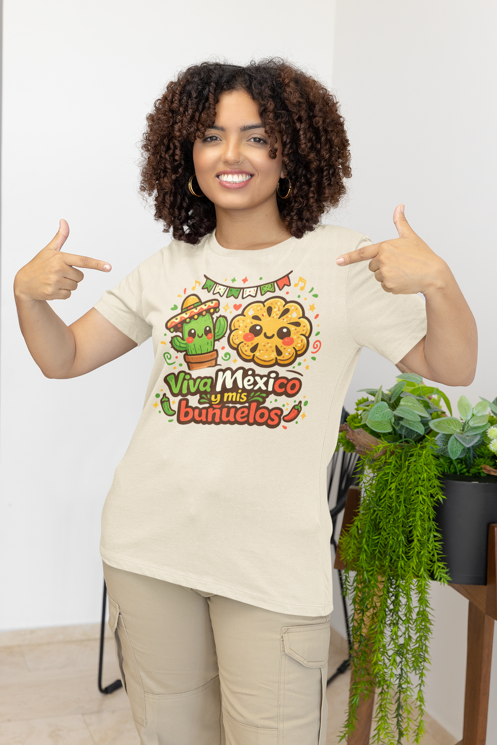 Viva México y mis Buñuelos Tee